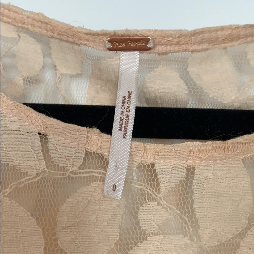 Free People Blush Lace Dress